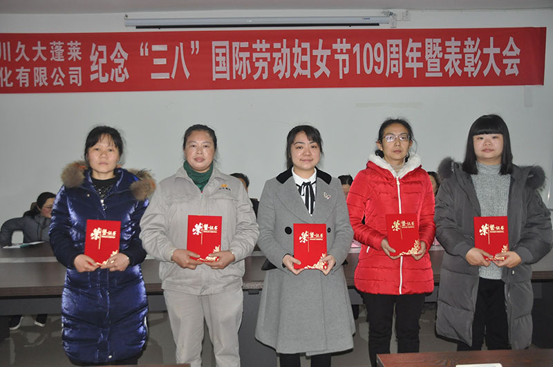 蓬萊公司召開三八節(jié)紀(jì)念暨表彰大會